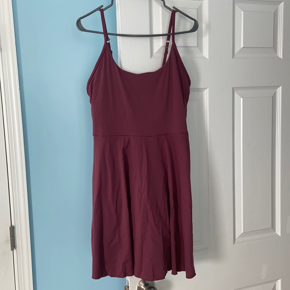 Maroon Halara dress. with pockets!!